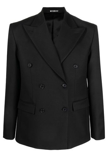 MISBHV double-breasted blazer - Nero