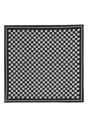 MISBHV monogram square scarf - Nero