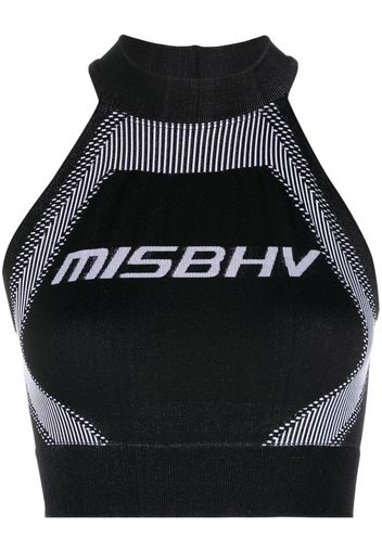 MISBHV sleeveless cropped top - Nero