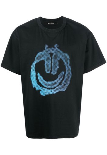 MISBHV monongram smiley-print T-shirt - Nero