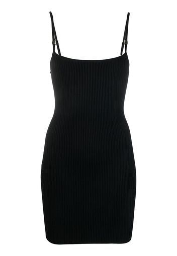 MISBHV ribbed-knit mini dress - Nero