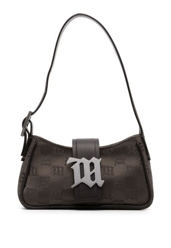 MISBHV monogram-detail shoulder bag - Marrone