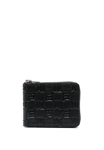 MISBHV leather zipped wallet - Nero