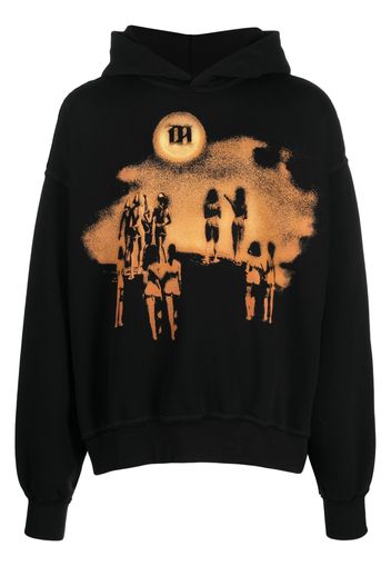 MISBHV Sunrise cotton-blend hoodie - Nero