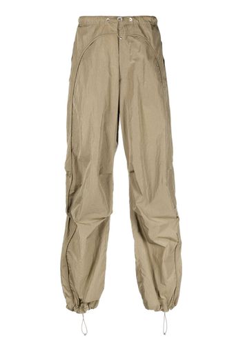 MISBHV drawstring-detailed trousers - Verde