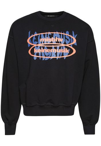 MISBHV logo-print long-sleeve sweatshirt - Nero