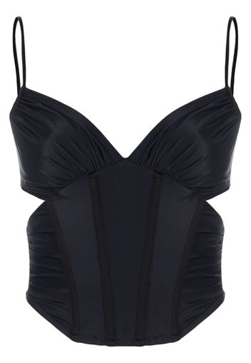 MISBHV Corsetto con cut-out - Nero