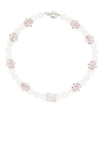 MISBHV Collana Flowers And Pearls - Argento