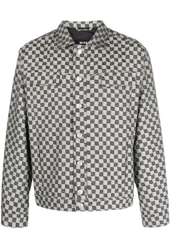 MISBHV monogram-pattern shirt jacket - Toni neutri