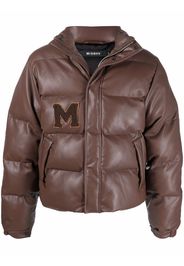 MISBHV Cappotto con logo - Marrone