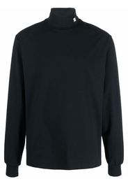 MISBHV embroidered-logo roll-neck top - Nero