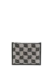 MISBHV monogram zip cardholder - Nero