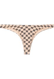 MISBHV monogram-pattern bikini bottoms - Toni neutri