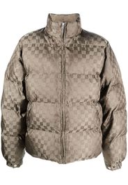 MISBHV logo-print down jacket - Verde