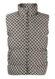 MISBHV logo-print padded gilet - Toni neutri