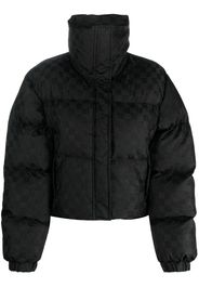 MISBHV monogram-print padded jacket - Nero