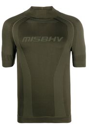MISBHV logo print fitted top - Verde