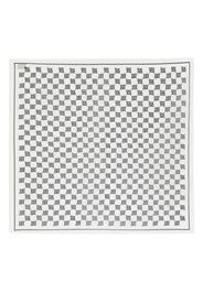 MISBHV two-tone monogram scarf - Bianco