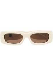 MISBHV logo-plaque squared frame sunglasses - Toni neutri