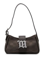 MISBHV monogram-detail shoulder bag - Marrone