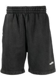 MISBHV Community logo-print track shorts - Grigio