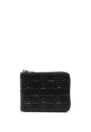 MISBHV leather zipped wallet - Nero