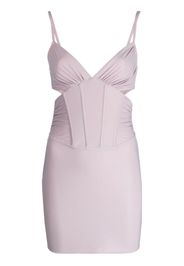 MISBHV corset-style cut-out minidress - Viola