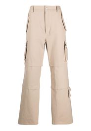 MISBHV straight-leg cargo trousers - Toni neutri