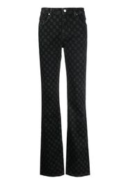 MISBHV Signature Monogram straight jeans - Nero