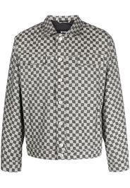 MISBHV monogram-pattern shirt jacket - Toni neutri