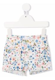 Miss Grant Kids floral-print shorts - Bianco