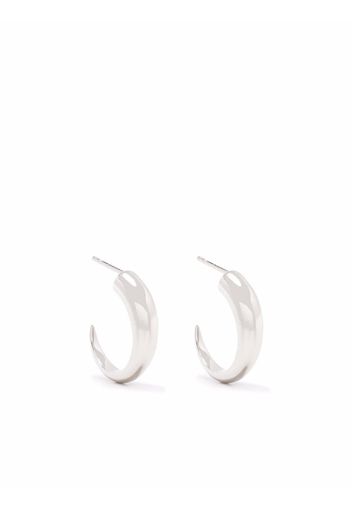 Missoma small plain claw hoop earrings - Argento