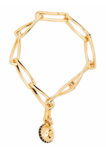 Missoma Twisted Link chain pavé sphere bracelet - Oro