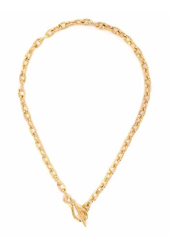 Missoma twisted link T-bar chain necklace - Oro