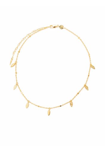 Missoma leaf charm choker - Oro