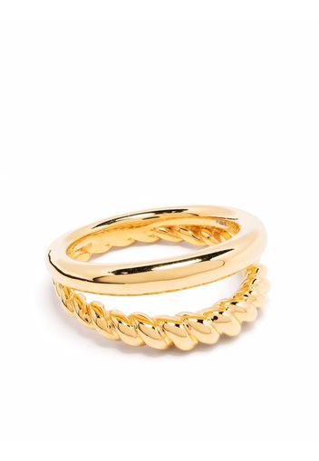 Missoma Radial double ring - Oro