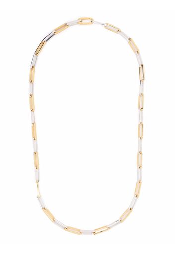 Missoma fused two-tone chain necklace - Oro
