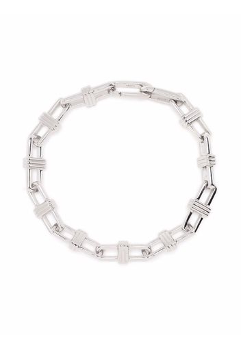 Missoma fused chunky ridge chain bracelet - Argento