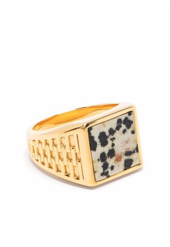 Missoma Fused dalmatian signet ring - Oro