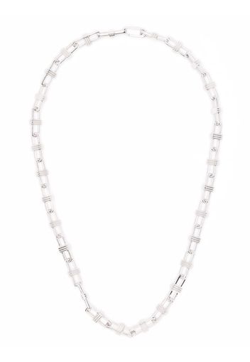 Missoma fused chunky ridge chain necklace - Argento