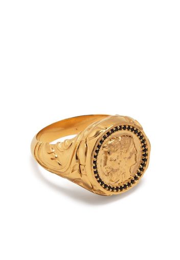 Missoma coin locket signet ring - Oro