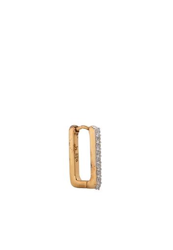 Missoma Pave Ovate Huggie earrings - Oro