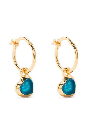 Missoma Jelly Heart earrings - Oro