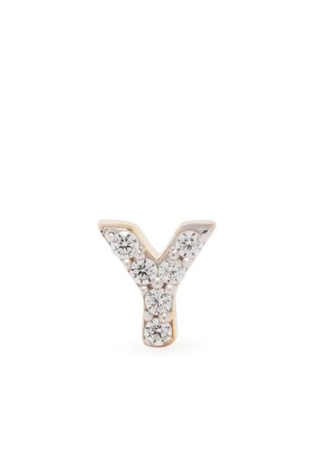 Missoma Initial single stud earring - Oro