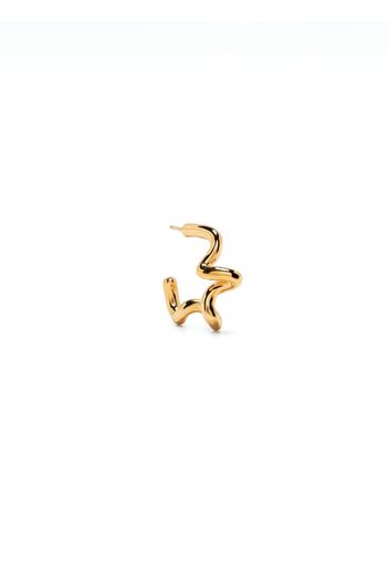 Missoma small Squiggle curved earrings - Oro