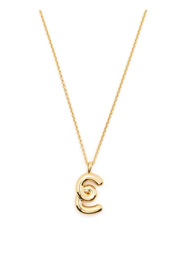 Missoma Curly Molten initial pendant necklace - Oro