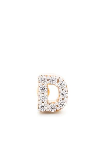 Missoma Pave Initial single earring - Oro