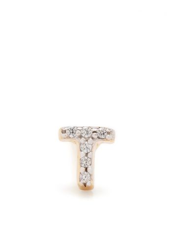 Missoma Initial single stud earring - Oro