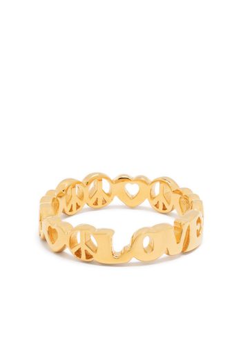 Missoma Share The Love polished ring - Oro