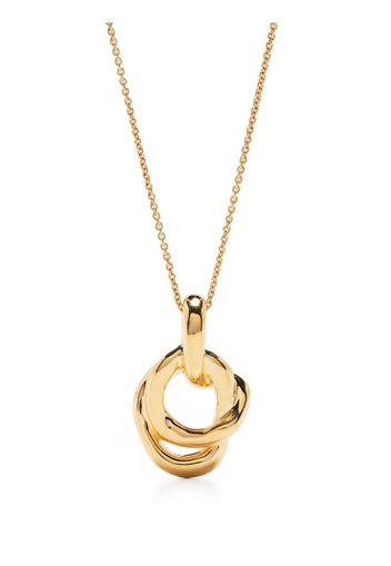 Missoma Molten twisted-pendant necklace - Oro